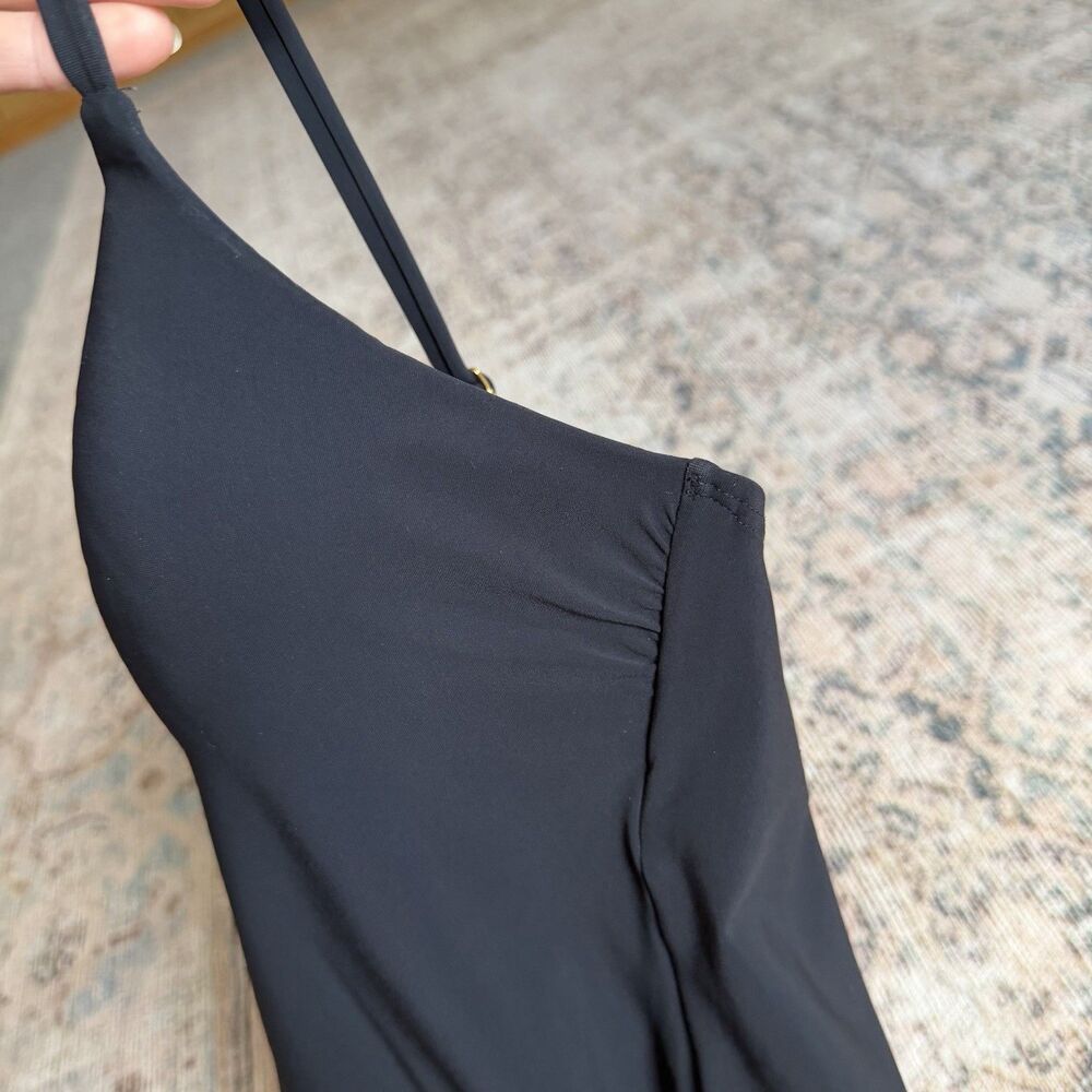 TORY BURCH One-Piece Swimsuit Black Women's Size Padded Bikini Sweetheart M - Picture 5 of 15